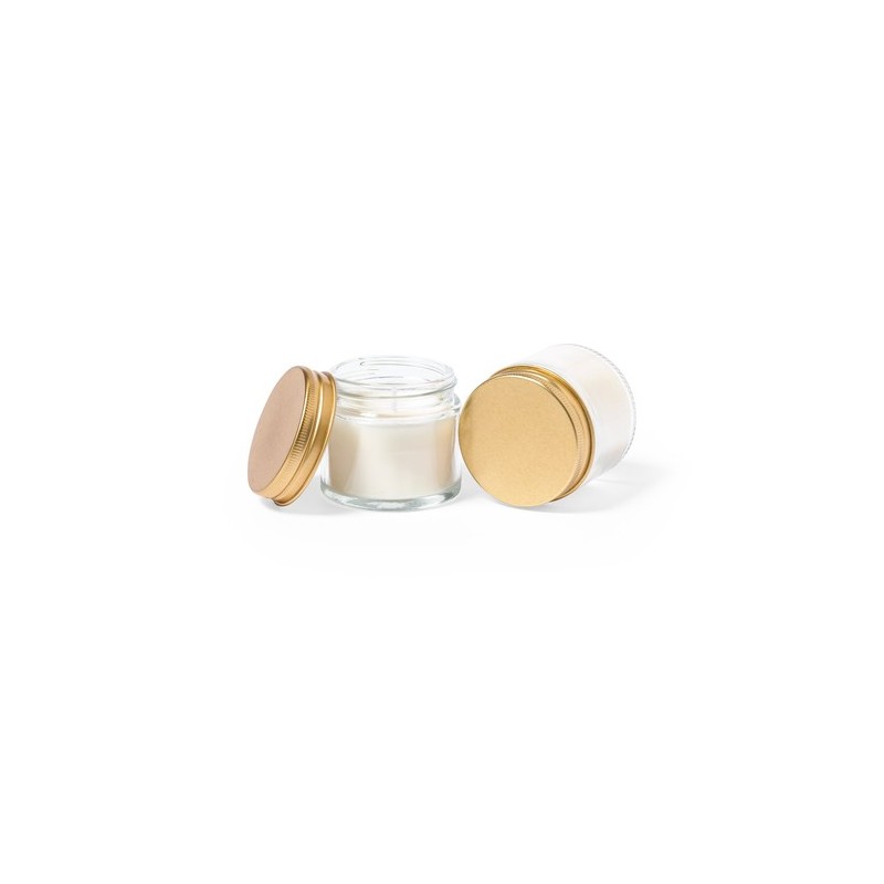 Set de Bougies Aromatiques Personnalisées Kesha Matières : verre cadeau entreprise pas cher