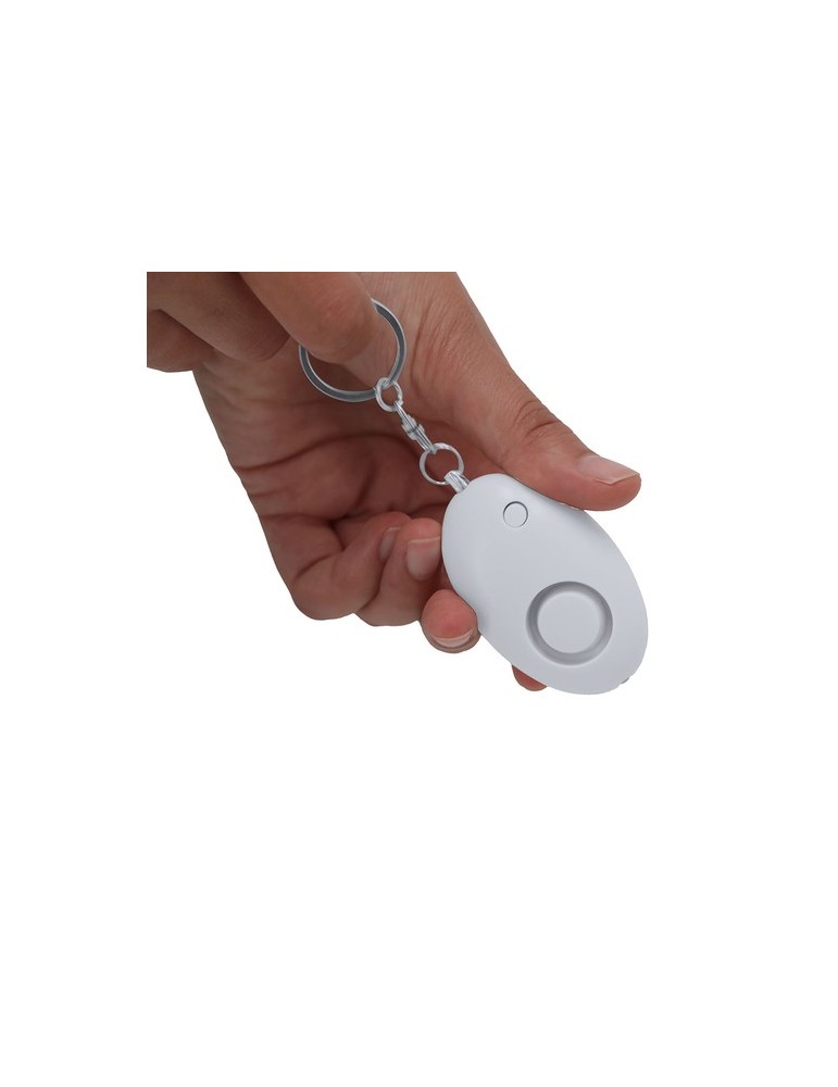 Alarme personnelle personnalisée avec option de sécurité Lyra Couleurs : blanc impression haute définition