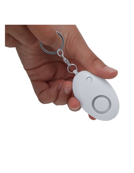 Alarme personnelle personnalisée avec option de sécurité Lyra Couleurs : blanc impression haute définition