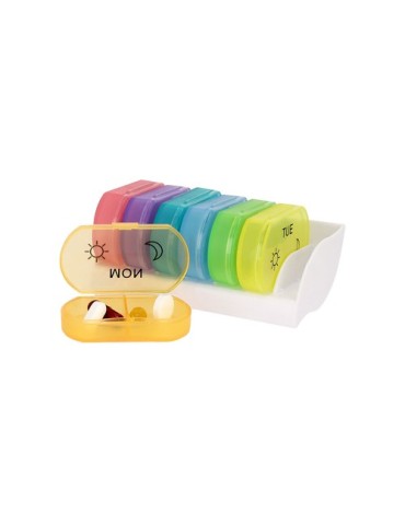 Pilulier publicitaire  Parnex Couleurs : rainbow cadeau entreprise pas cher