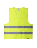 Gilet réfléchissant personnalisé de sécurité Safrox Couleurs : jaune Matières : polyester recyclé