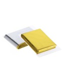 Couverture thermique personnalisée Mithak Matières : PET Couleurs : doré personnalisable avec votre logo