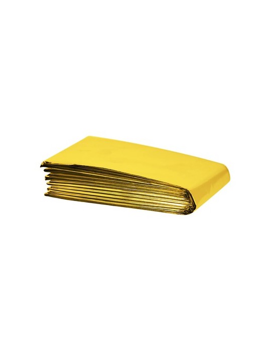 Couverture thermique personnalisée Mithak Matières : PET Couleurs : doré impression haute définition