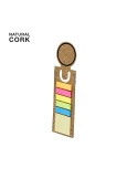 Règle personnalisée marque-pages Rusnik Matières : liège Couleurs : naturel personnalisable avec votre logo