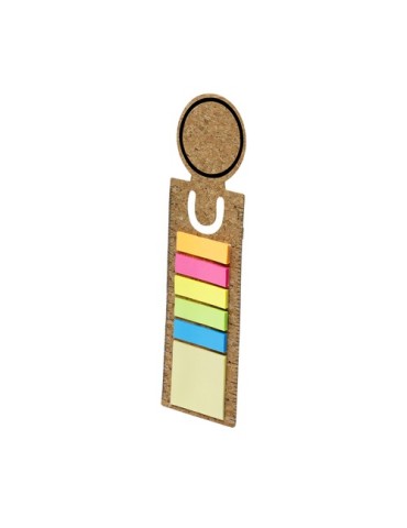 Règle personnalisée marque-pages Rusnik Matières : liège Couleurs : naturel cadeau entreprise pas cher