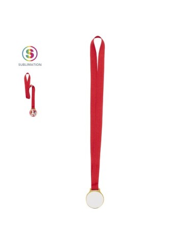 Médaille personnalisée de sublimation Aviana Matières : métal Couleurs : doré 2