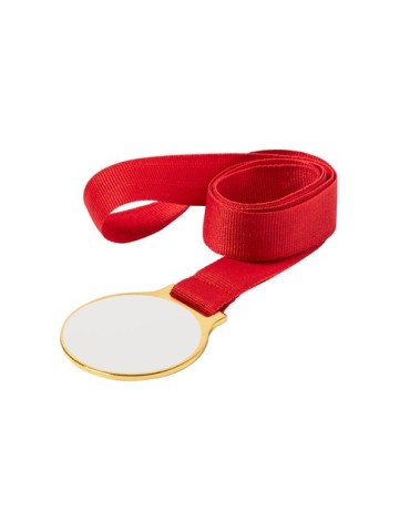 Médaille personnalisée de sublimation Aviana Matières : métal Couleurs : doré cadeau entreprise pas cher