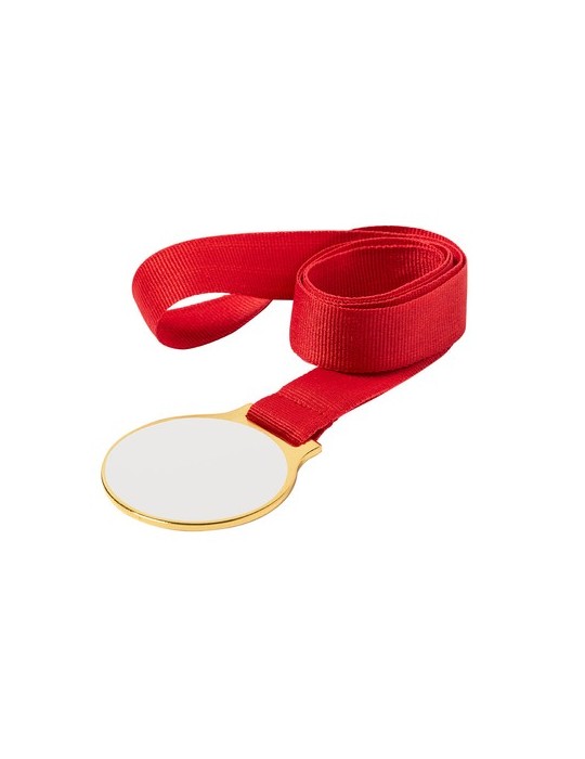 Médaille personnalisée de sublimation Aviana Matières : métal Couleurs : doré cadeau entreprise pas cher