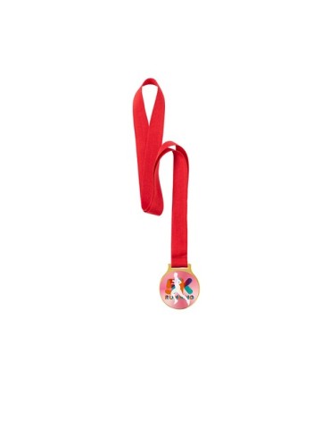 Médaille personnalisée de sublimation Aviana Matières : métal Couleurs : doré goodies publicitaire événementiel