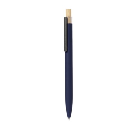 Stylo Éco-responsable Personnalisé et Stylé - Adam à Prix Abordable Matières : bambou Couleurs : bleu marine