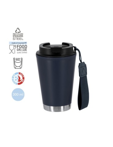 Verre thermique personnalisé - Wirten Couleurs : noir Matières : polypropylène (PP) recyclé 2