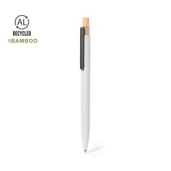 Stylo Éco-responsable Personnalisé et Stylé - Adam à Prix Abordable Matières : bambou Couleurs : bleu marine 2
