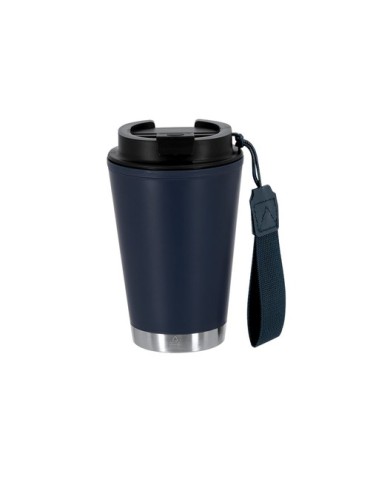 Verre thermique personnalisé - Wirten Couleurs : noir Matières : polypropylène (PP) recyclé objet promotionnel éco-responsable