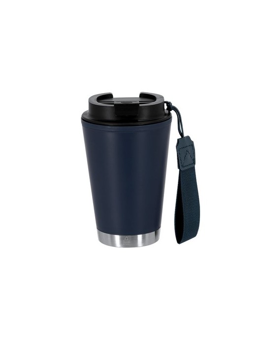 Verre thermique personnalisé - Wirten Couleurs : noir Matières : polypropylène (PP) recyclé objet promotionnel éco-responsable