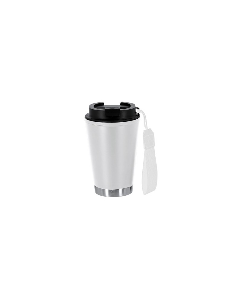 Verre thermique personnalisé - Wirten Couleurs : blanc Matières : polypropylène (PP) recyclé personnalisable avec votre logo