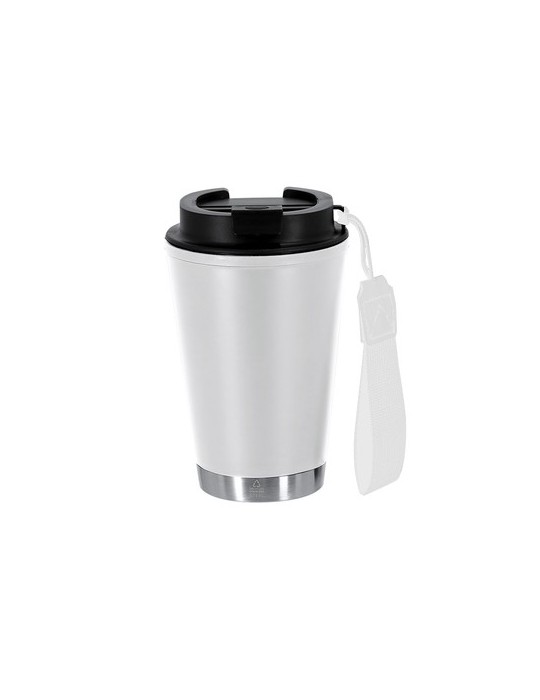 Verre thermique personnalisé - Wirten Couleurs : blanc Matières : polypropylène (PP) recyclé personnalisable avec votre logo