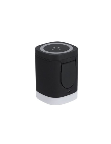 Chargeur publicitaire personnalisé Ruclox Matières : ABS recyclé Couleurs : blanc objet promotionnel éco-responsable