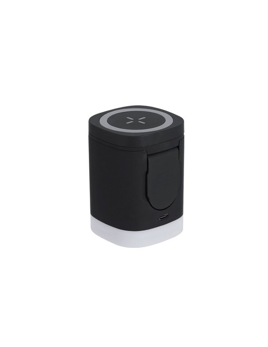 Chargeur publicitaire personnalisé Ruclox Matières : ABS recyclé Couleurs : blanc objet promotionnel éco-responsable
