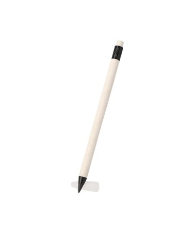 Crayon publicitaire éternel Stauton Couleurs : blanc Matières : carton de lait recyclé cadeau entreprise pas cher