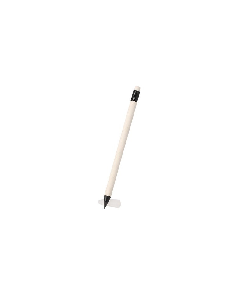 Crayon publicitaire éternel Stauton Couleurs : blanc Matières : carton de lait recyclé cadeau entreprise pas cher