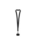 Lanyard publicitaire personnalisé Support Sailix Matières : polyester Couleurs : noir goodies publicitaire événementiel