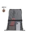 Sac à Dos Publicitaire Éco-responsable Lamdy Matières : PET recyclé Couleurs : noir personnalisable avec votre logo