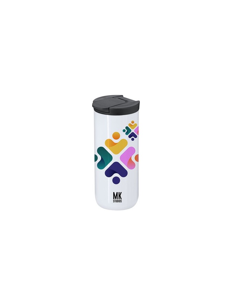 Verre Thermique Personnalisé de Sublimation Lyrena Matières : acier inoxydable Couleurs : blanc marquage laser ultra précis
