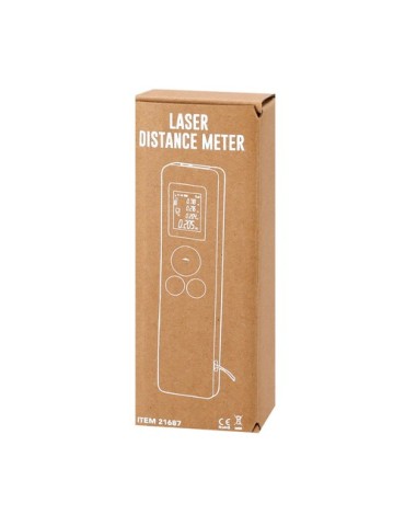 Télémètre Laser publicitaire  Nulan Couleurs : blanc objet promotionnel éco-responsable