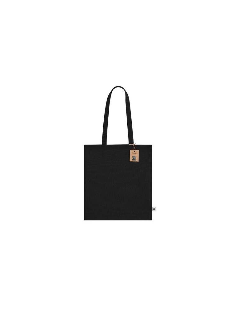 Sac Fairtrade publicitaire Jamal Matières : coton Couleurs : blanc goodies entreprise design