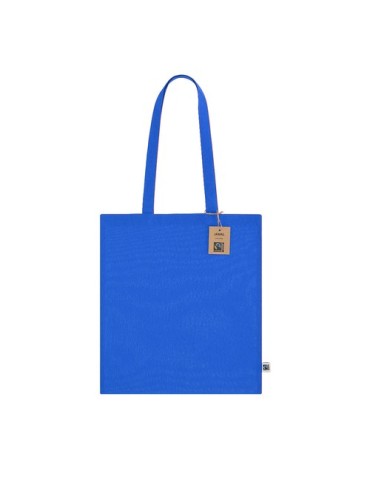 Sac Fairtrade publicitaire Jamal Matières : coton Couleurs : blanc objet promotionnel éco-responsable