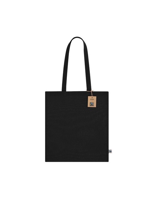 Sac Fairtrade publicitaire Jamal Matières : coton Couleurs : rouge personnalisation sur mesure