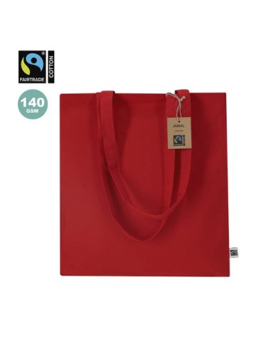 Sac Fairtrade publicitaire Jamal Matières : coton Couleurs : orange goodies entreprise design