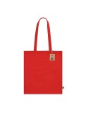 Sac Fairtrade publicitaire Jamal Matières : coton Couleurs : orange objet promotionnel éco-responsable