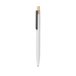 Stylo Éco-responsable Personnalisé et Stylé - Adam à Prix Abordable Matières : bambou Couleurs : gris cadeau client original