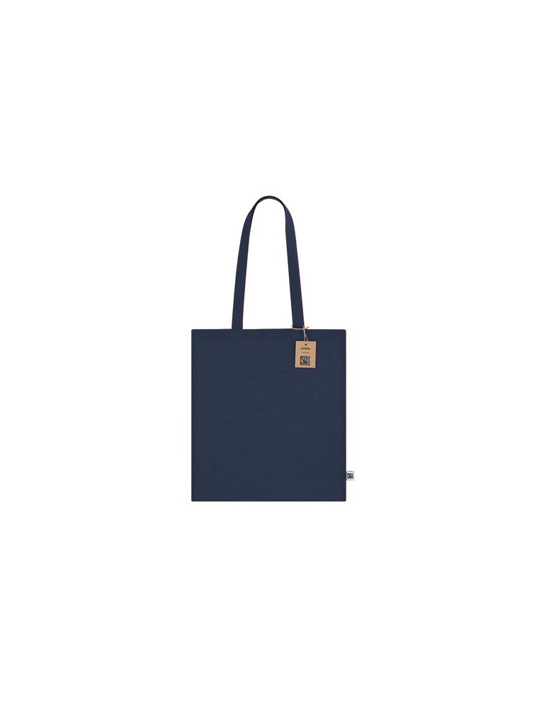 Sac Fairtrade publicitaire Jamal Matières : coton Couleurs : orange objet publicitaire robuste