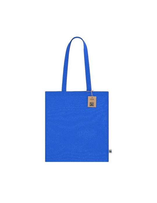 Sac Fairtrade publicitaire Jamal Matières : coton Couleurs : orange goodies publicitaire événementiel