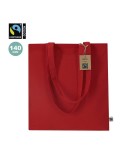 Sac Fairtrade publicitaire Jamal Matières : coton Couleurs : bleu marine personnalisation rapide en France