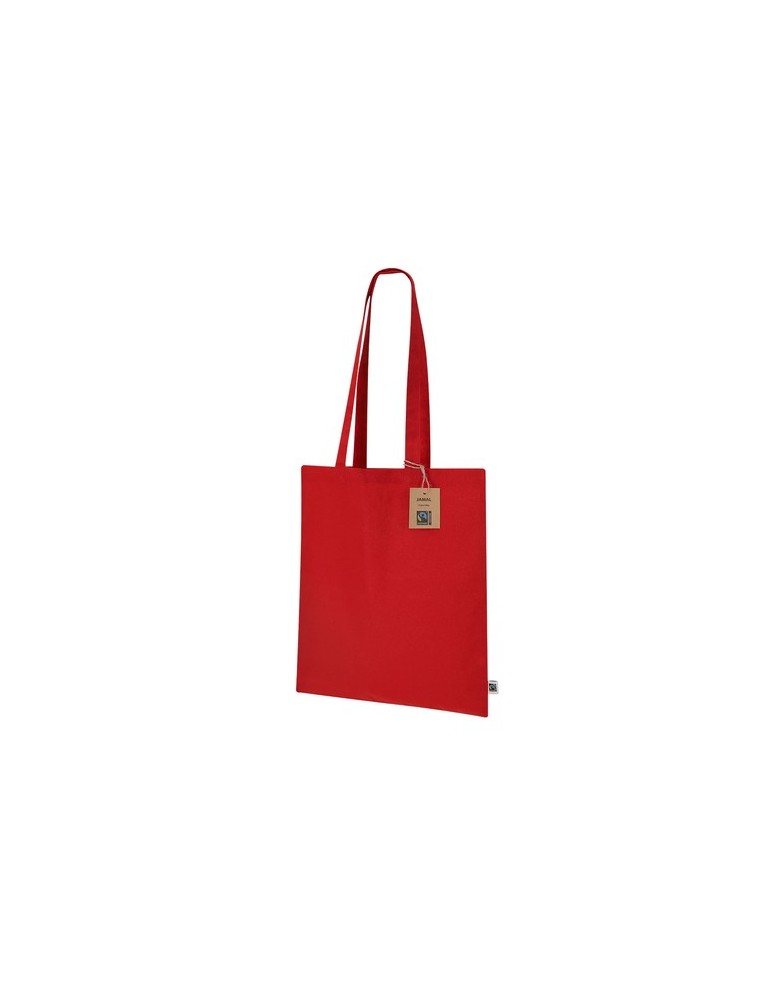 Sac Fairtrade publicitaire Jamal Matières : coton Couleurs : bleu marine objet promo petit budget