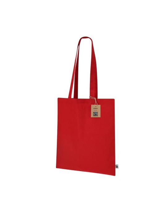 Sac Fairtrade publicitaire Jamal Matières : coton Couleurs : bleu marine objet promo petit budget