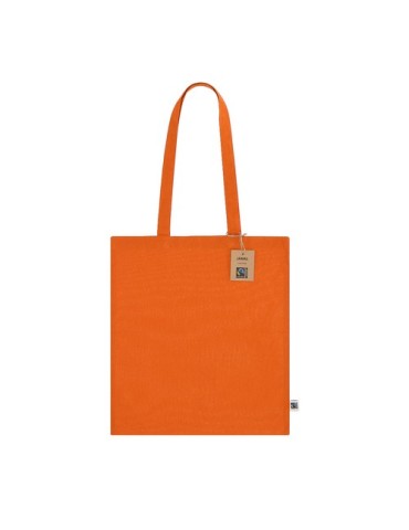 Sac Fairtrade publicitaire Jamal Matières : coton Couleurs : bleu marine marquage couleur éclatante