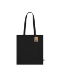 Sac Fairtrade publicitaire Jamal Matières : coton Couleurs : noir marquage laser ultra précis