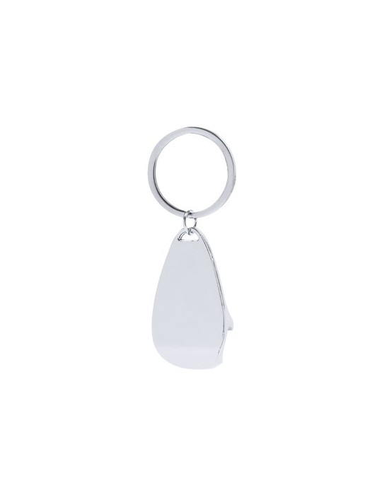 Porte-Clés Ouvre Bouteille publicitaire personnalisé Myren Matières : métal Couleurs : argenté personnalisable avec votre logo