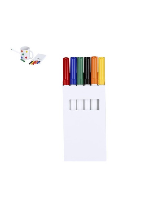 Set de Marqueurs publicitaires s Kuyam Matières : carton recyclé Couleurs : blanc personnalisable avec votre logo
