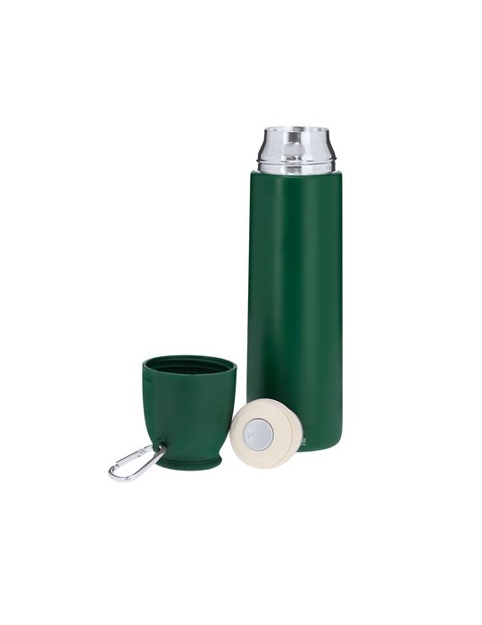 Thermo publicitaire  Clorin Couleurs : noir Matières : acier inoxydable recyclé livraison express 24h 48h