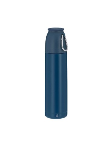 Thermo publicitaire  Clorin Couleurs : noir Matières : acier inoxydable recyclé goodies publicitaire durable