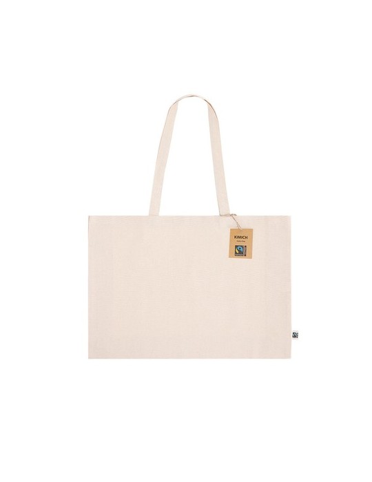 Sac Fairtrade publicitaire Kimich Matières : coton Couleurs : naturel