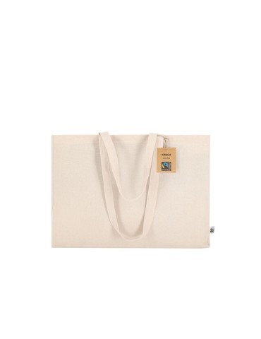 Sac Fairtrade publicitaire Kimich Matières : coton Couleurs : naturel goodies publicitaire événementiel