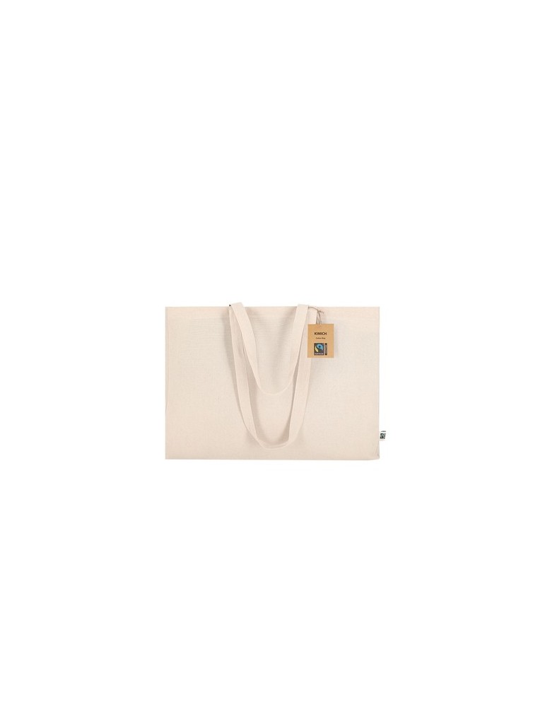 Sac Fairtrade publicitaire Kimich Matières : coton Couleurs : naturel goodies publicitaire événementiel