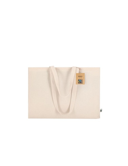 Sac Fairtrade publicitaire Kimich Matières : coton Couleurs : naturel goodies publicitaire événementiel