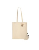 Sac Pliable Éco-responsable Personnalisé Fairtrade Kieran Matières : coton Couleurs : naturel